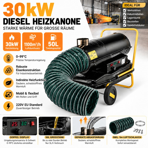 Diesel heizkanone bautrockner - diesel,